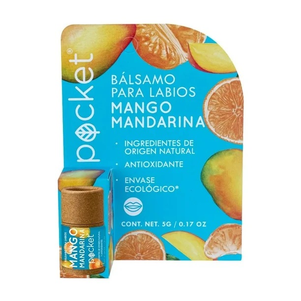 769575007585 Pocket Bálsamo Para Labios Mango/mandarina 5g